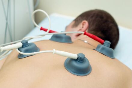 Électrothérapie avec ostéochondrose cervicale