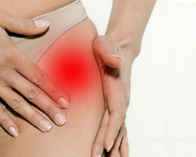 Douleur dans l'aine et les cuisses avec l'arthrose de l'articulation de la hanche