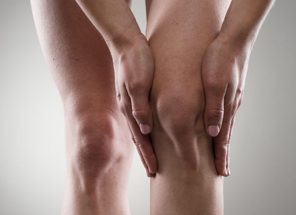 Arthrose de l'articulation du genou, qui se manifeste par des douleurs et des raideurs